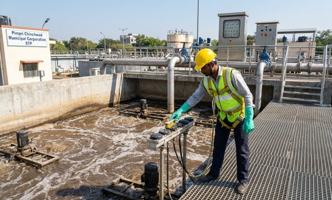 Sewage Treatment Plant Cleaning PCMC